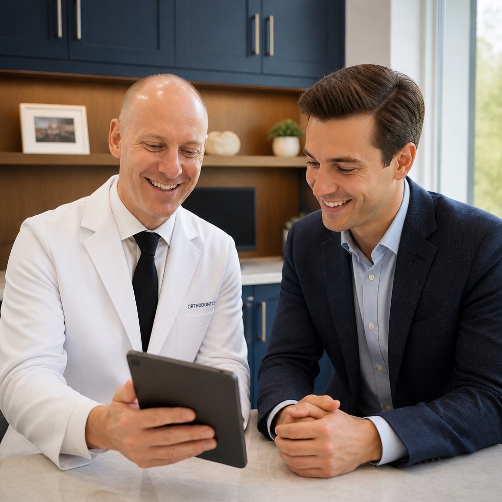 Adult orthodontic consultation